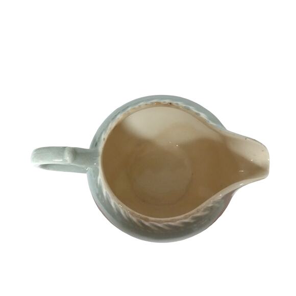 Vintage Harkerware Chesterton Gray Creamer Pitcher Pate Sur Pate from Set - Picture 10 of 10